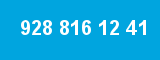 928 816 12 41 928 816 12 41